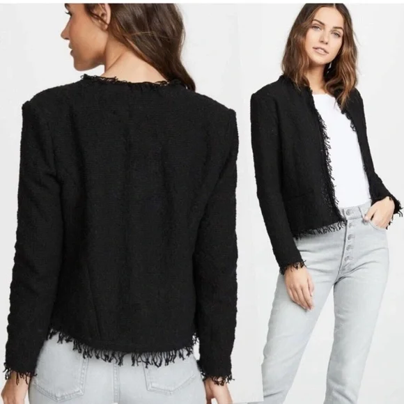 IRO Shavani Jacket Black - Picture 3 of 10